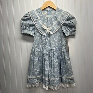 Vintage‎ Girls Gunne Sax By Jessica Mclintock Sz 5 Prairie Dress